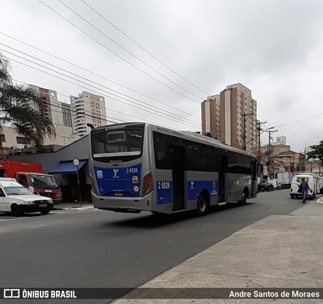 Transcooper > Norte Buss 2 6526 na cidade de São Paulo, São Paulo, Brasil, por Andre Santos de Moraes. ID da foto: 8217326.