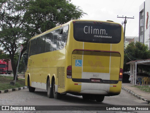 Viação Itapemirim 8831 na cidade de Caruaru, Pernambuco, Brasil, por Lenilson da Silva Pessoa. Número da foto: #8218387.