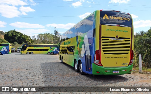 Viação Amarelinho 13301 na cidade de Perdões, Minas Gerais, Brasil, por Lucas Elson de Oliveira. Número da foto: #8217662.