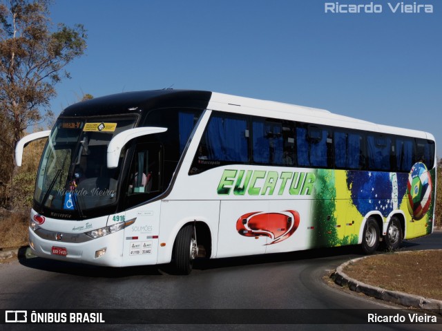 Eucatur - Empresa União Cascavel de Transportes e Turismo 4916 na cidade de Brasília, Distrito Federal, Brasil, por Ricardo Vieira. ID da foto: 8218868.