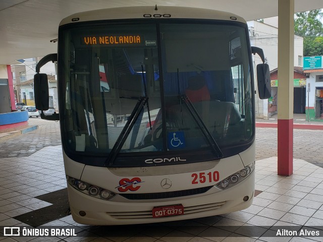 Viação São Cristóvão 2510 na cidade de Itapecerica, Minas Gerais, Brasil, por Ailton Alves. Número da foto: #8218405.