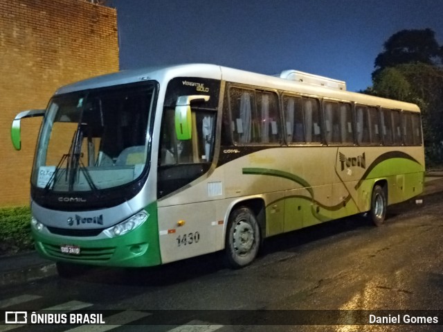 Turin Transportes 1430 na cidade de Ouro Branco, Minas Gerais, Brasil, por Daniel Gomes. ID da foto: 8216456.