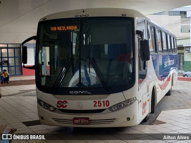 Viação São Cristóvão 2510 na cidade de Itapecerica, Minas Gerais, Brasil, por Ailton Alves. ID da foto: 8218419.