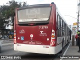 Viação Metrópole Paulista - Zona Sul 7 3715 na cidade de São Paulo, São Paulo, Brasil, por Gustavo Cruz Bezerra. Número da foto: #:id.
