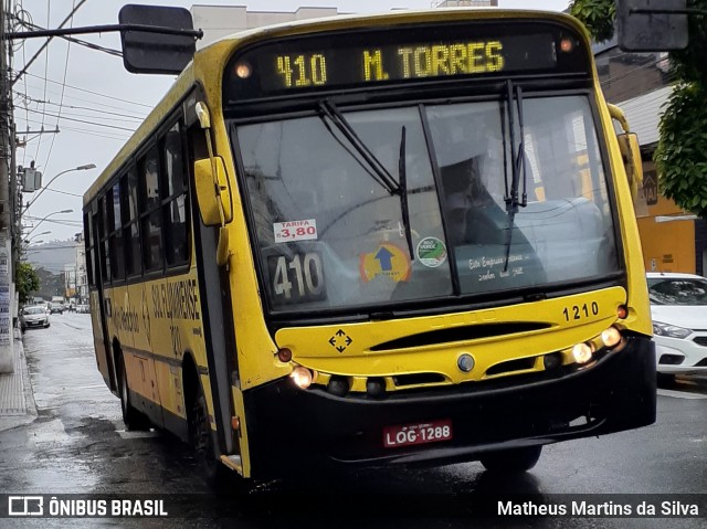 Viação Sul Fluminense 1210 na cidade de Volta Redonda, Rio de Janeiro, Brasil, por Matheus Martins da Silva. ID da foto: 8219644.