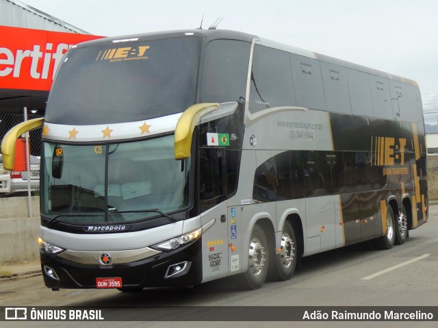 EBT - Expresso Biagini Transportes 3595 na cidade de Belo Horizonte, Minas Gerais, Brasil, por Adão Raimundo Marcelino. ID da foto: 8221391.