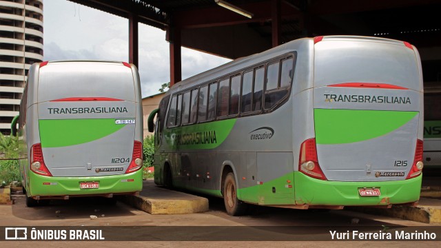 Transbrasiliana Transportes e Turismo 11215 na cidade de Marabá, Pará, Brasil, por Yuri Ferreira Marinho. ID da foto: 8220182.