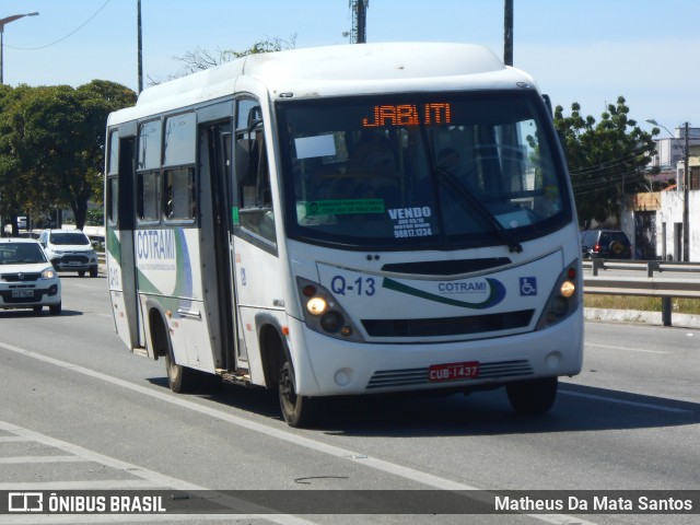 Cotrami Q-13 na cidade de Fortaleza, Ceará, Brasil, por Matheus Da Mata Santos. Número da foto: #8220686.