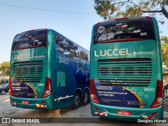 Luccel Transporte e Turismo 350 na cidade de Contagem, Minas Gerais, Brasil, por Douglas Hunas. Número da foto: #8220368.