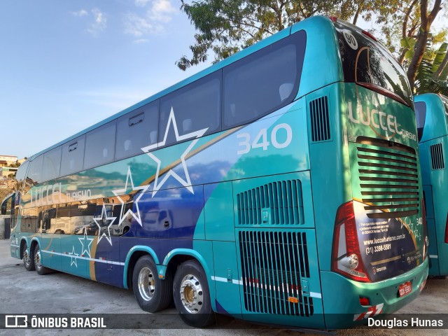 Luccel Transporte e Turismo 340 na cidade de Contagem, Minas Gerais, Brasil, por Douglas Hunas. ID da foto: 8220388.