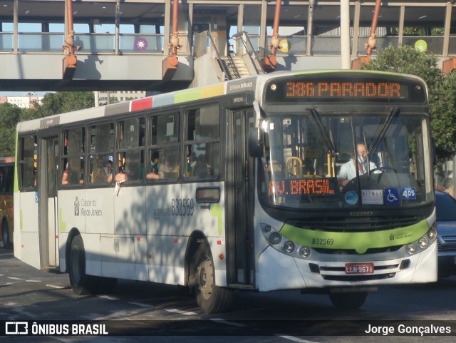 Viação Pavunense B32569 na cidade de Rio de Janeiro, Rio de Janeiro, Brasil, por Jorge Gonçalves. ID da foto: 8220589.