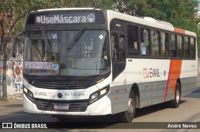 Evanil Transportes e Turismo RJ 132.014 na cidade de Nova Iguaçu, Rio de Janeiro, Brasil, por André Neves . Número da foto: #8219631.