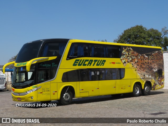 Eucatur - Empresa União Cascavel de Transportes e Turismo 4825 na cidade de Curitiba, Paraná, Brasil, por Paulo Roberto Chulis. ID da foto: 8223965.