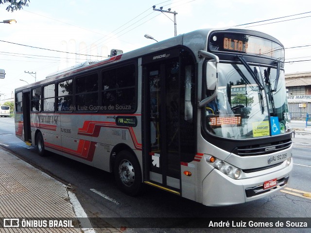 Viação Resendense RJ 192.005 na cidade de Volta Redonda, Rio de Janeiro, Brasil, por André Luiz Gomes de Souza. ID da foto: 8223340.