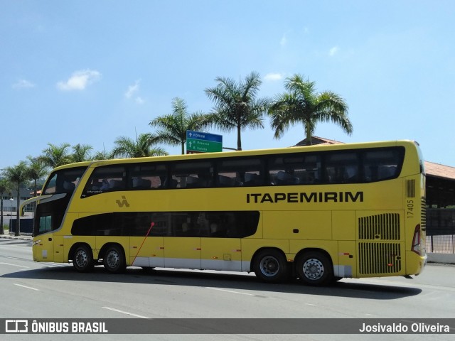 Viação Itapemirim 17405 na cidade de Embu das Artes, São Paulo, Brasil, por Josivaldo Oliveira. Número da foto: #8224248.