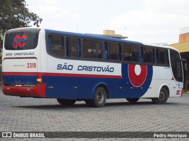 Viação São Cristóvão 2310 na cidade de Divinópolis, Minas Gerais, Brasil, por Pedro Henrique. Número da foto: #8223089.
