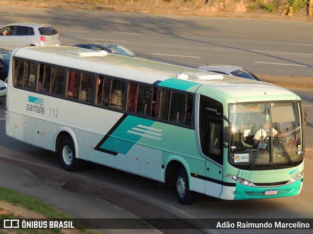 Santa Fé Transportes 112 na cidade de Belo Horizonte, Minas Gerais, Brasil, por Adão Raimundo Marcelino. ID da foto: 8224210.