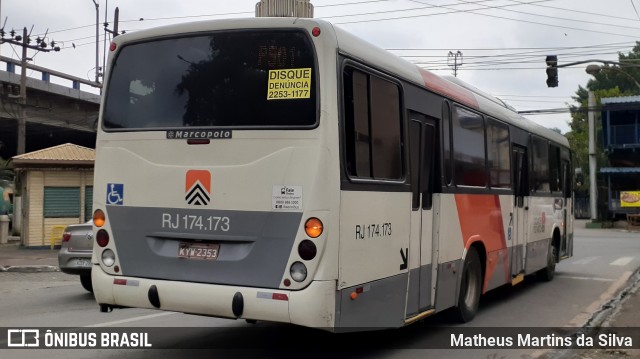 Viação Cidade do Aço RJ 174.173 na cidade de Volta Redonda, Rio de Janeiro, Brasil, por Matheus Martins da Silva. Número da foto: #8223325.