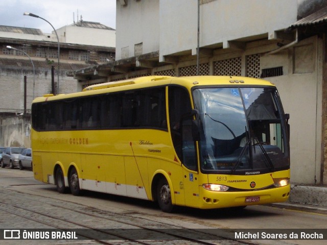 Viação Itapemirim 5813 na cidade de Rio de Janeiro, Rio de Janeiro, Brasil, por Michel Soares da Rocha. ID da foto: 8223875.