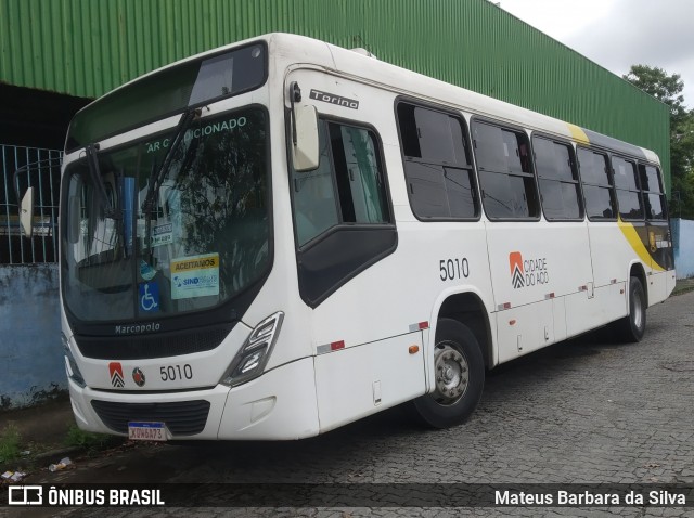 Viação Cidade do Aço 5010 na cidade de Volta Redonda, Rio de Janeiro, Brasil, por Mateus Barbara da Silva. Número da foto: #8222263.