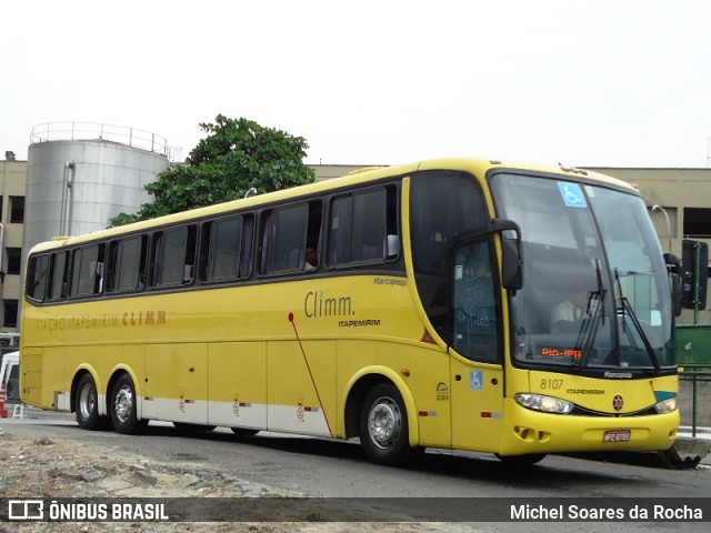 Viação Itapemirim 8107 na cidade de Rio de Janeiro, Rio de Janeiro, Brasil, por Michel Soares da Rocha. Número da foto: #8223962.