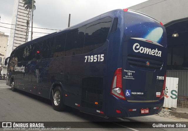 Viação Cometa 719515 na cidade de Santos, São Paulo, Brasil, por Guilherme Silva. Número da foto: #8222863.
