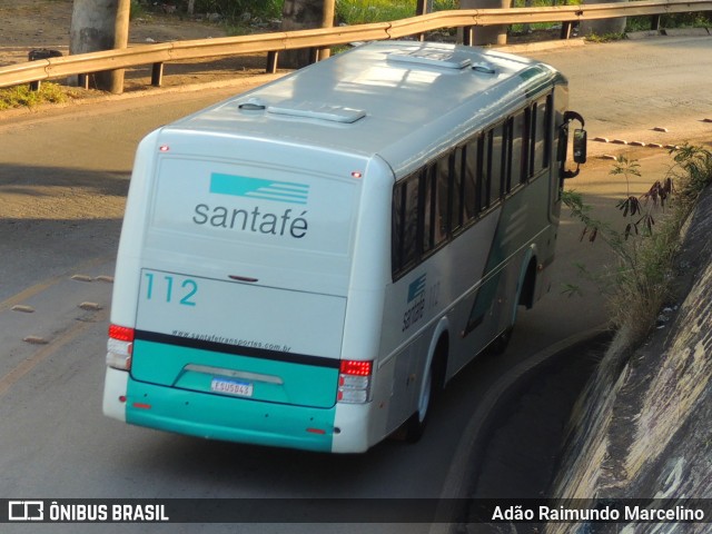 Santa Fé Transportes 112 na cidade de Belo Horizonte, Minas Gerais, Brasil, por Adão Raimundo Marcelino. ID da foto: 8224239.