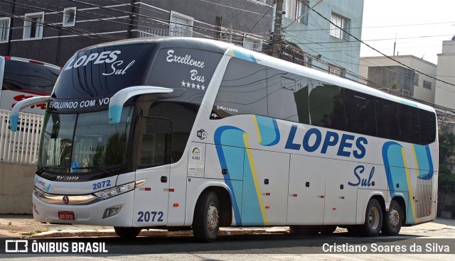LopeSul Transportes - Lopes e Oliveira Transportes e Turismo - Lopes Sul 2072 na cidade de São Paulo, São Paulo, Brasil, por Cristiano Soares da Silva. Número da foto: #8226013.
