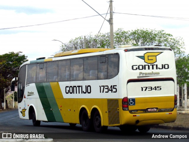 Empresa Gontijo de Transportes 17345 na cidade de Pirapora, Minas Gerais, Brasil, por Andrew Campos. Número da foto: #8226115.