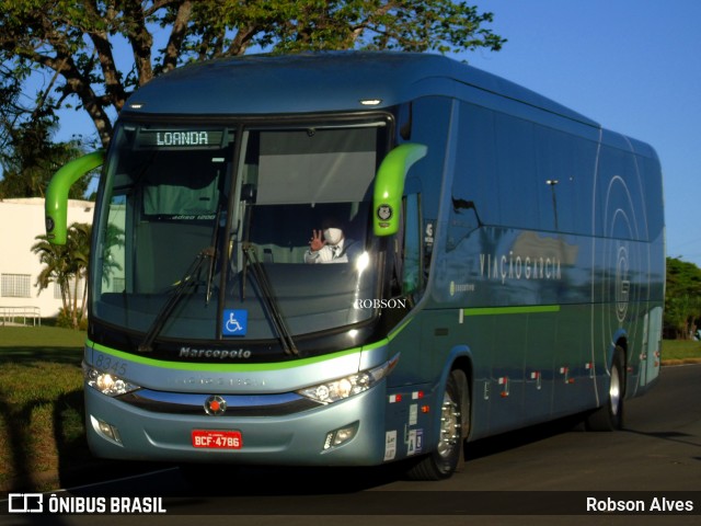 Viação Garcia 8345 na cidade de Paranavaí, Paraná, Brasil, por Robson Alves. ID da foto: 8225097.