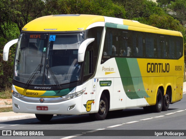 Empresa Gontijo de Transportes 18850 na cidade de Divinópolis, Minas Gerais, Brasil, por Igor Policarpo. Número da foto: #8225854.