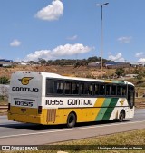 Empresa Gontijo de Transportes 10355 na cidade de Contagem, Minas Gerais, Brasil, por Henrique Alexandre de Souza. ID da foto: :id.