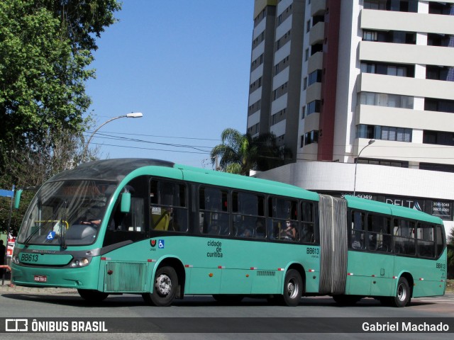 Transporte Coletivo Glória BB613 na cidade de Curitiba, Paraná, Brasil, por Gabriel Machado. ID da foto: 8228741.