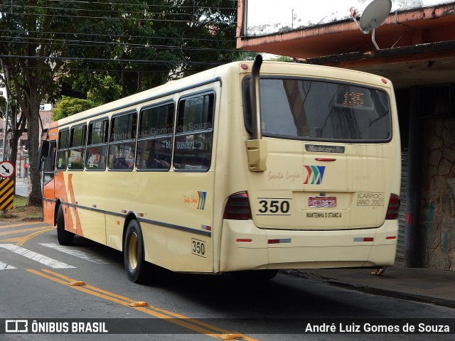 VSLL - Viação Santa Luzia 350 na cidade de Juiz de Fora, Minas Gerais, Brasil, por André Luiz Gomes de Souza. ID da foto: 8229269.