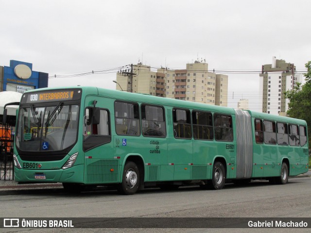 Auto Viação São José dos Pinhais EB601 na cidade de Curitiba, Paraná, Brasil, por Gabriel Machado. Número da foto: #8228780.