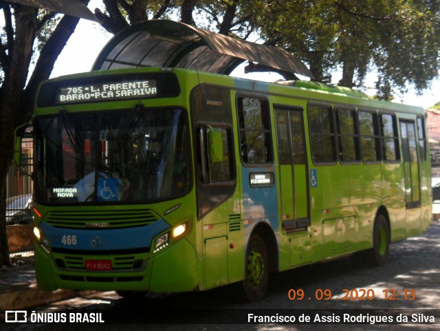 Taguatur - Taguatinga Transporte e Turismo 03466 na cidade de Teresina, Piauí, Brasil, por Francisco de Assis Rodrigues da Silva. ID da foto: 8227158.