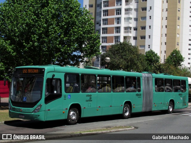 Auto Viação Redentor HB609 na cidade de Curitiba, Paraná, Brasil, por Gabriel Machado. Número da foto: #8228811.