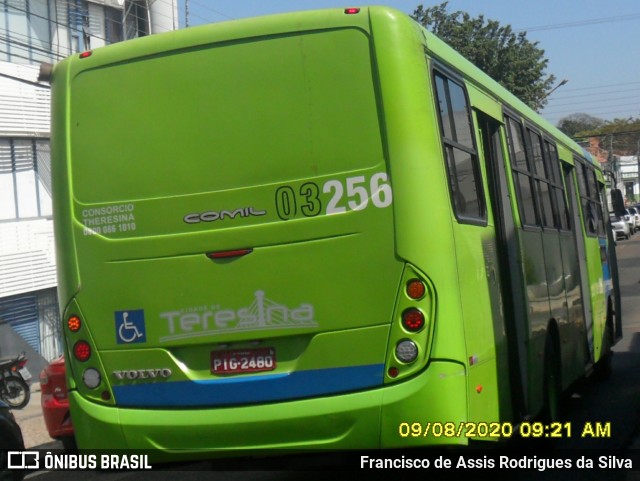 EMTRACOL - Empresa de Transportes Coletivos 03256 na cidade de Teresina, Piauí, Brasil, por Francisco de Assis Rodrigues da Silva. Número da foto: #8227172.