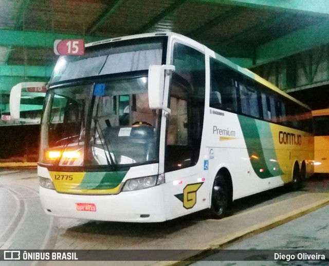 Empresa Gontijo de Transportes 12775 na cidade de Rio de Janeiro, Rio de Janeiro, Brasil, por Diego Oliveira. ID da foto: 8227286.