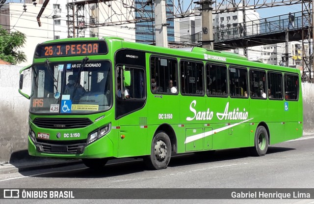 Transportes Santo Antônio DC 3.150 na cidade de Duque de Caxias, Rio de Janeiro, Brasil, por Gabriel Henrique Lima. ID da foto: 8226751.