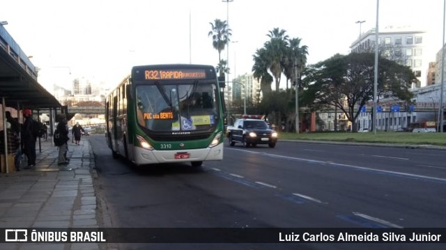 Sudeste Transportes Coletivos 3310 na cidade de Porto Alegre, Rio Grande do Sul, Brasil, por Luiz Carlos Almeida Silva Junior. ID da foto: 8228083.