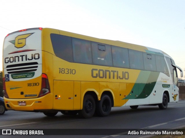 Empresa Gontijo de Transportes 18310 na cidade de Belo Horizonte, Minas Gerais, Brasil, por Adão Raimundo Marcelino. ID da foto: 8228995.