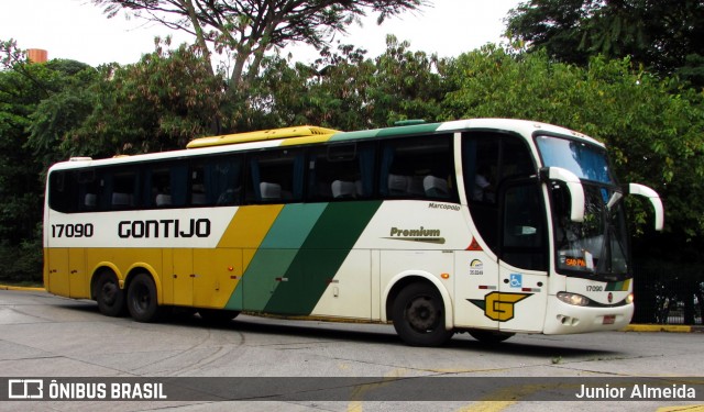 Empresa Gontijo de Transportes 17090 na cidade de São Paulo, São Paulo, Brasil, por Junior Almeida. ID da foto: 8229112.