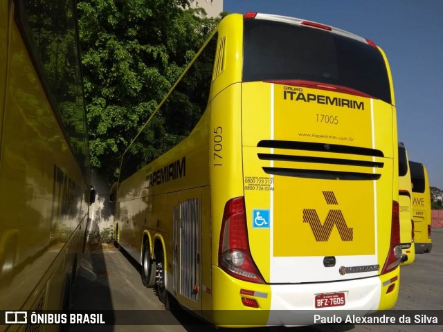 Viação Itapemirim 17005 na cidade de São Paulo, São Paulo, Brasil, por Paulo Alexandre da Silva. ID da foto: 8228066.