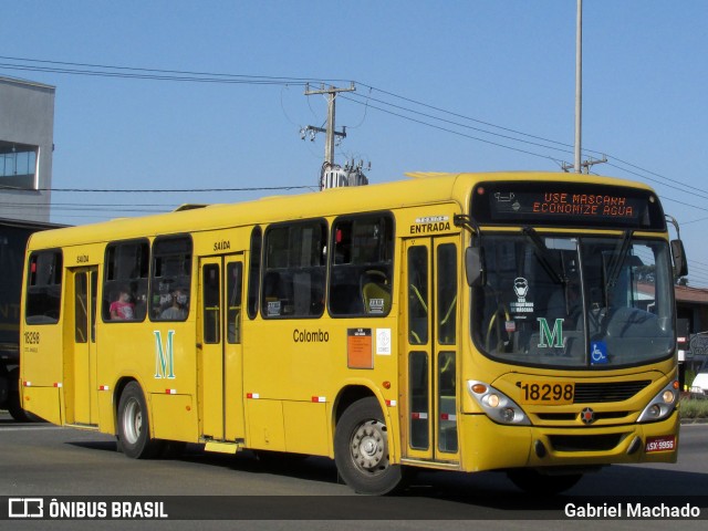 Viação Santo Ângelo 18298 na cidade de Colombo, Paraná, Brasil, por Gabriel Machado. Número da foto: #8228695.