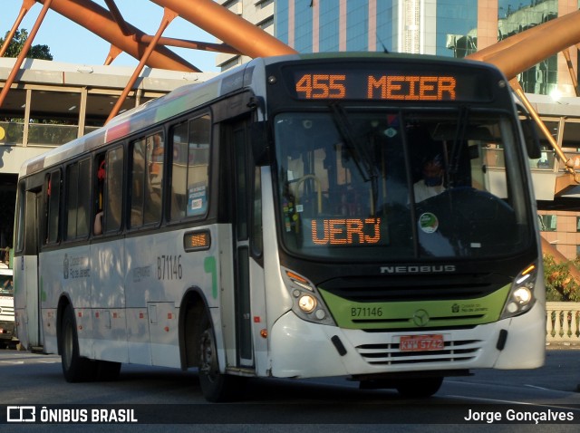 Viação Verdun B71146 na cidade de Rio de Janeiro, Rio de Janeiro, Brasil, por Jorge Gonçalves. ID da foto: 8228051.