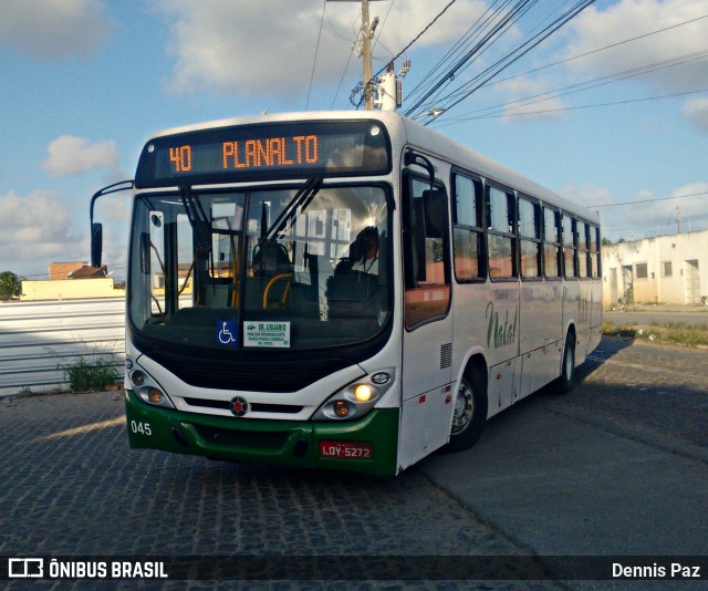 Transportes Cidade do Natal 6 045 na cidade de Natal, Rio Grande do Norte, Brasil, por Dennis Paz. ID da foto: 8229234.