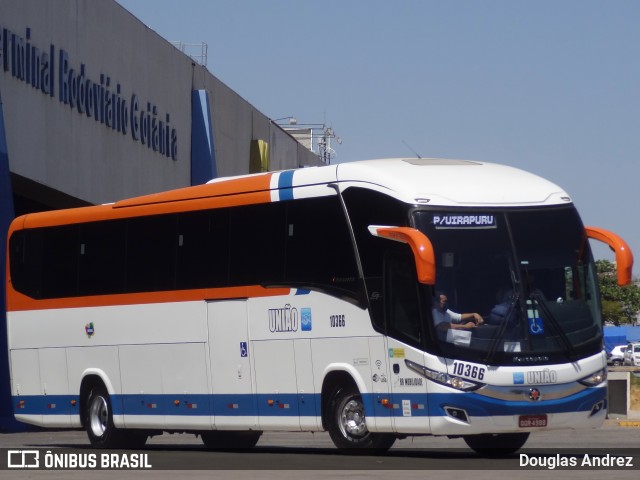 Expresso União 10366 na cidade de Goiânia, Goiás, Brasil, por Douglas Andrez. ID da foto: 8230634.