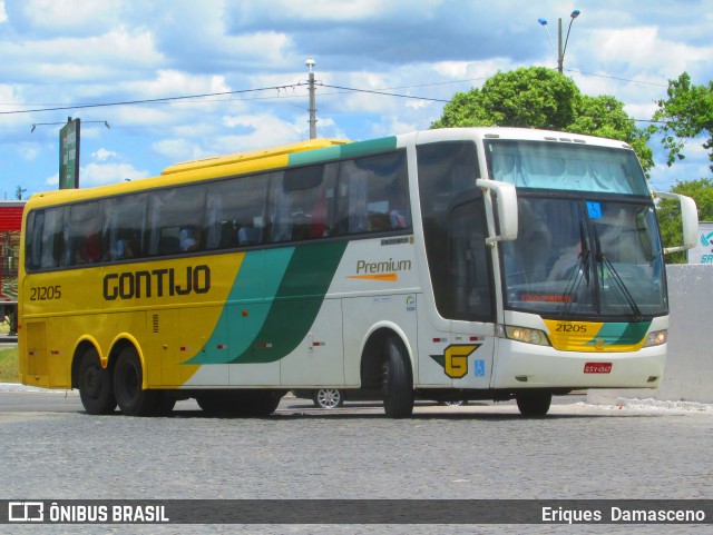 Empresa Gontijo de Transportes 21205 na cidade de Eunápolis, Bahia, Brasil, por Eriques  Damasceno. ID da foto: 8232908.