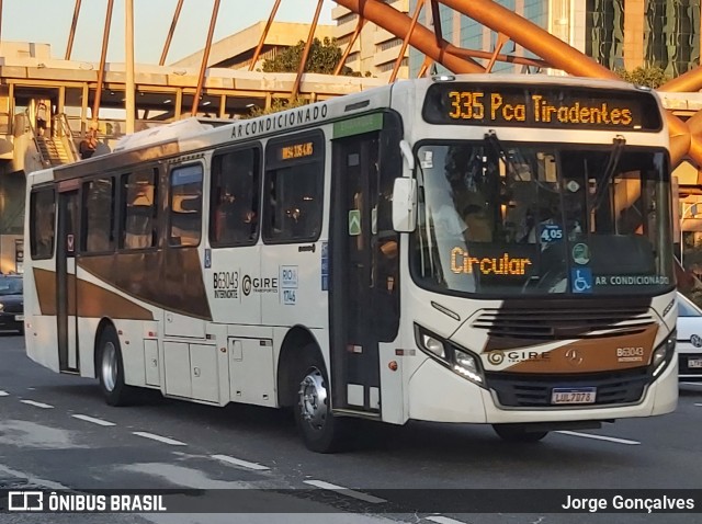 Erig Transportes > Gire Transportes B63043 na cidade de Rio de Janeiro, Rio de Janeiro, Brasil, por Jorge Gonçalves. Número da foto: #8231392.